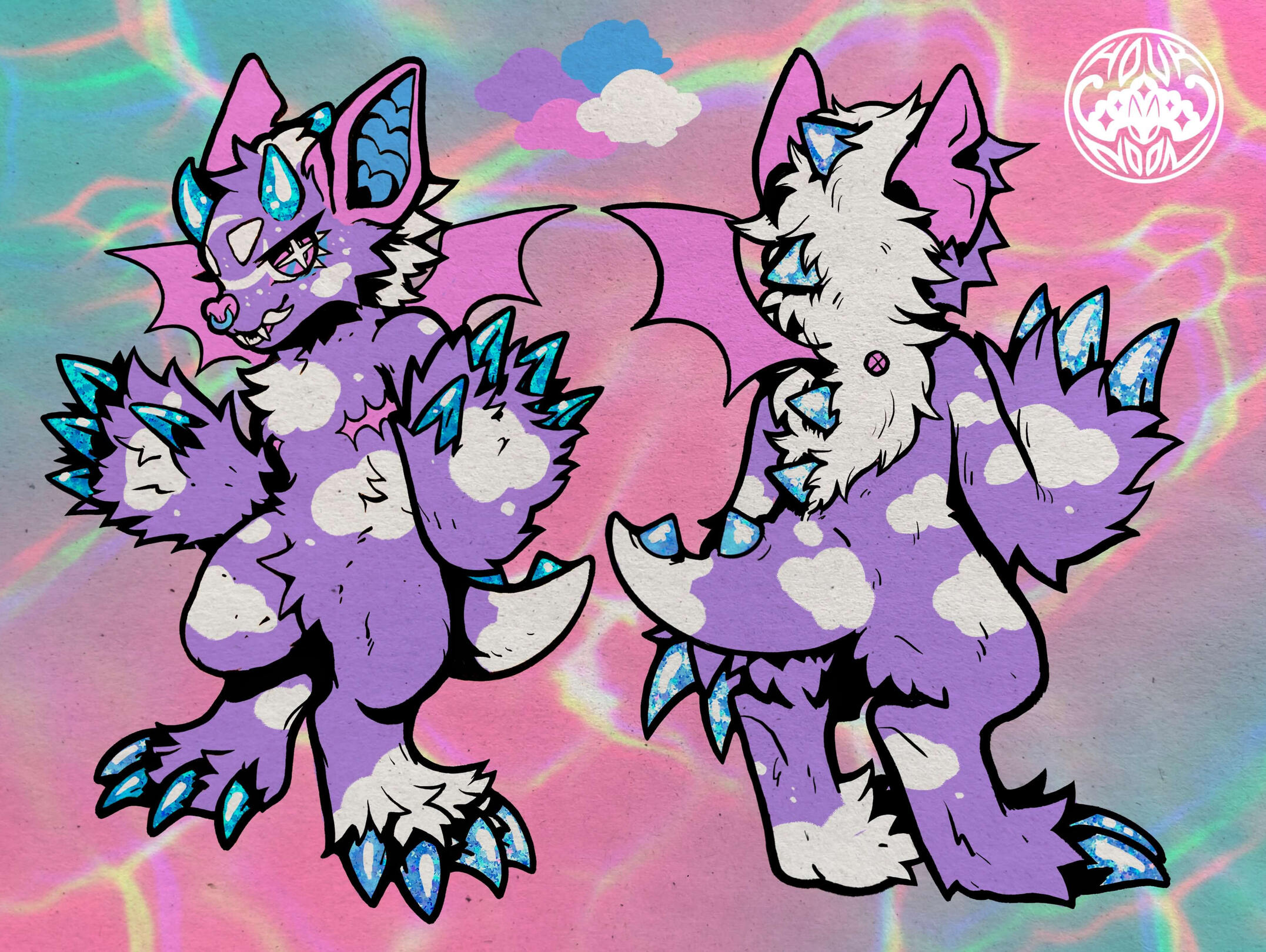 noon the kaiju bat - oc